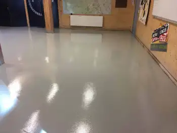 Epoxy vloeren in scoutinggebouw Roden Epoxy vloeren in scoutinggebouw Roden