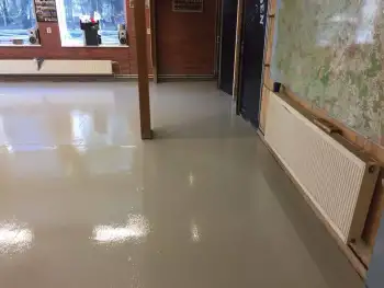 Epoxy vloeren in scoutinggebouw Roden