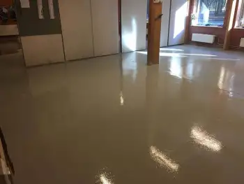 Epoxy vloeren in scoutinggebouw Roden