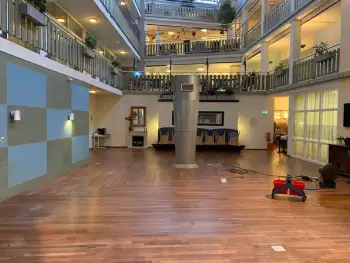 Veendam - grootschalig onderhoud van linoleum vloeren in verpleeghuis Veendam - grootschalig onderhoud van linoleum vloeren in verpleeghuis