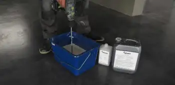 In Beilen een betonvloer geschuurd en coating aangebracht. In Beilen een betonvloer geschuurd en coating aangebracht.