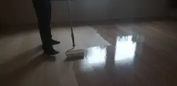 In Hooghalen een eikenvloer gerenoveerd met Pall x Zero olie In Hooghalen een eikenvloer gerenoveerd met Pall x Zero olie