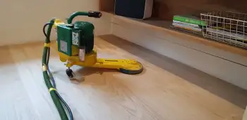 In Hooghalen een eikenvloer gerenoveerd met Pall x Zero olie In Hooghalen een eikenvloer gerenoveerd met Pall x Zero olie