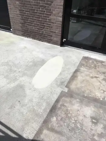 Stoep van woonzorgcentrum van Meander in Veendam in de coating Stoep van woonzorgcentrum van Meander in Veendam in de coating