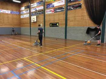 In Westerwolde de vloer van sporthal in oplosmiddelvrije 2k gezet