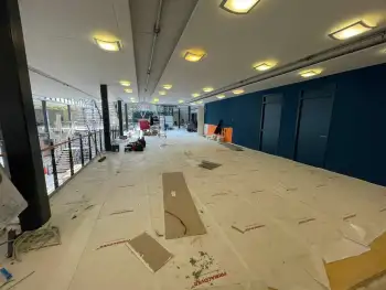 Renovatie bamboe visgraat parket Bij de Antea groep in Heerenveen Renovatie bamboe visgraat parket Bij de Antea groep in Heerenveen