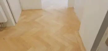 Renovatie bamboe visgraat vloer Renovatie bamboe visgraat vloer