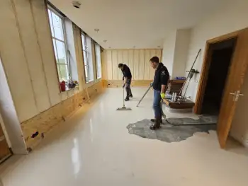 Grote vloer snel egaliseren met een egalinepomp in Stadskanaal